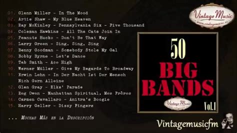 big gand|50 Big Bands. Swing Dance (Full Album/Álbum Completo) Vol. 1